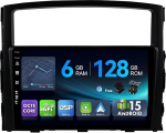 [6G + 128G, Octa-Core] - MSD Autoradio Mitsubishi Pajero 4 V80 V90 (2006-2014) | Android 15 GPS navigatsiooniraadio | CarPlay Android autojuhtimisse WiFi DSP DAB | Tagurduskaamera MIC |