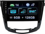 Android 14 autoraadio Nissan X-Trail/T32/Qashqai/J11/T31/J10 2013-2017 - 6G+128G - tagumine kaamera - 10 IPS tolli - SWC/Carplay/DSP