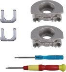 Adhiper WH-1000XM4 Hinge Swivel + U-kujuline metallist hingelukk asendus Sony WH-1000XM4 k&otilde;rvaklappide varuosade varuosadele Hinge p&ouml;&ouml;rded (h&otilde;bedane)