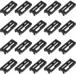hankekaart 40 St&uuml;ck Servo-Verl&auml;ngerungskabel-Clips, Servo-Kabel, Sicherheitsverbinder, Blei-Draht-Schnallenschloss f&uuml;r ferngesteuertes Auto, Flugzeug, Boot, DIY-Y-Adapterkabel, schwarz