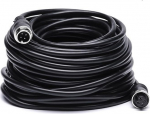CAMECHO 50FT/15M 4-pin Aviation Plug tagurduskaamera kaabel tagurduskaamera auto kaameramonitorile