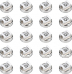 20 St&uuml;ck Magnetische Kabelbinderhalterungen, 16mm/20mm/25mm Basis, st&auml;rkerer Magnet, Mehrzweck-Kabelhalter, Organizer, Drahtmanagement-Basis f&uuml;r Zuhause, B&uuml;ro, Marine, elektrische Verkabelung (16mm)