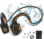 Schwimmkopfh&ouml;rer - Ultraleichte Knochenleitung Wasserdicht Bluetooth Kopfh&ouml;rer IP68 Wasserdicht Bluetooth 5.1 Open Ear Sport Wireless Headset mit MP3 Play 16G Speicher f&uuml;r Laufen Schwimmen Skifahren