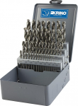 KRINO 01360412 HSS-G Ground, Bits Set of 49, STEEL