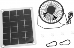 BESPORTBLE 1 Set of Solar Fans, Mini Solar Fan, Small Clip Fan, Conditioner, Roof, Breeding Ventilator, Mini Fan, Single Crystalline Silicon