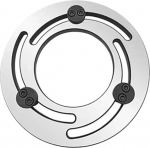 Hydraulischer Dreibacken-Bohrringformring for CNC-Drehfutterbacken-Reparaturwerkstatt 4-10 Zoll(Hydraulic 3-jaaw 10in)
