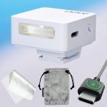 Godox Blitz IM20 Mini Camera Flash Flash, manuaalne v&auml;lkkiirguslamp, 5 v&otilde;imsuse taset, 440 v&auml;lku t&auml;isv&otilde;imsusel, &uuml;hildub Ricoh GR III RG iii X, Canon Sony Nikon Fujifilm (valge)