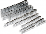 GEARWRENCH 163-osaline mutriv&otilde;tmekomplekt 1/4" 3/8" ja 1/2" Drive 6-punktiline standard ja s&uuml;gav SAE/Metriline mutriv&otilde;tmekomplekt 89073