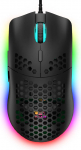 Ziyoulang Wired Gaming Mouse 69G Honeycomb Shell, kerge hiir 6400 DPI-ga, 6-nupuga programmeeritav USB m&auml;nguhiir