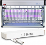 Yatek UV putukatapja, elektriline s&auml;&auml;sep&uuml;&uuml;dja magnetilise trafoga pikema eluea tagamiseks, sisaldab 100 m2 v&otilde;imsusega 20 W (2 x 10 W), 2 toru 10 W kingitusega