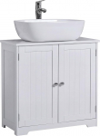 Home Discount Priano Under Sink Bathroom Cabinet Floor Standing Storage Cupboard Basin Unit, valge