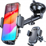Romuto auto mobiiltelefoni hoidik, Super iminapad, mobiiltelefoni hoidik, 360&deg; p&ouml;&ouml;ratav, mobiiltelefoni hoidik autole, armatuurlauale, tuuleklaasile, ventilatsioonile, autokinnitus iPhone'ile, Samsungile, k&otilde;larihoidikutele