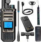 UAYESOK QUANSHENG TK-11(8) VHF/UHF Dual Band 10W Walkie Talkie k&otilde;rvaklappidega 999 kanalit, Type-C laadimisport ja 3000mAh aku, Multiband vastuv&otilde;tt ja saatmine, spektrianal&uuml;saator, professionaalne raadiojaam