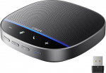 Anker PowerConf S500 konverentsik&otilde;lar koos Zoom sertifikaadiga, USB-C Bluetooth-k&otilde;lar k&otilde;nedeks, konverentsideks, k&otilde;nedeks, mikrofonid nutika h&auml;&auml;lesalvestuse jaoks, musta v&auml;rvi