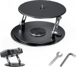 Nakelulu projektori statiiv, laua projektori hoidik, 360&deg; p&ouml;&ouml;rlev projektori kinnitus 1/4 keermega, sobib kodukino, m&auml;ngutoa, kontori jaoks, must