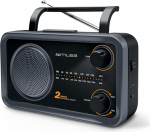 MUSE M-06 DS raadio Kaasaskantav analoog, must, hall M-06 DS, kaasaskantav, analoog, FM,MW, 7,62 cm (3"), 3,5 mm, must, hall