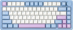 MechLands Blade75 traadita mehaaniline alumiiniumist m&auml;nguklaviatuur, Gasket Creamy Keyboard, BT5.0/2.4GHz/USB-C Hot Swapable Custom Keyboard koos nupuga, RGB, NKRO Win/Mac/Games/Office (sinine)