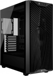 CORSAIR 3200D RS Mid-Tower ATX arvutikere - 3X RS120 PWM ventilaatorit, GPU Anti-Sag stabiliseerimisvarras, ASUS BTF, MSI Project Zero, Gigabyte Project Stealth - must