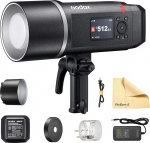 Godox AD600BMII AD600BM II v&auml;lklambi monolight 600Ws GN87 HSS v&auml;lklambi seade v&auml;litingimustes kasutamiseks, 0.01~1.9s taastumisaeg, Bowens Holder 10.8V/8940mAh liitium aku (GODOX AD600BM t&auml;iendatud)