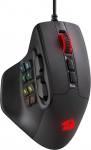 Redragon M811 Aatrox MMO m&auml;nguhiir, 15 programmeeritavat nuppu, juhtmega RGB hiir ergonoomilise k&auml;epidemega, 10 makronuppu, tarkvara toetatud ja taustavalgustus