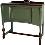 Konsolentisch, rustikaler Vintage-Eingangsschrank - Sideboard zur Aufbewahrung im Foyer mit dekorativem Designtisch