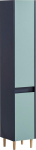 Schildmeyer Lovis 157081 Tall Cupboard Midnight Blue/Dove Blue, 30.2 x 33 x 170 cm