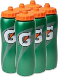Gatorade 32 Oz Squeeze Water Sportpudel - 6 kaupa - Uus lihtne k&auml;epide disain 2014. aastaks