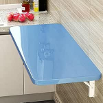 Moodne kokkupandav kodukontori t&ouml;&ouml;laud seinale paigaldatav arvutilaua kokkupandav s&ouml;&ouml;gilaud kokkupandav rippuv t&ouml;&ouml;pink 70x30cm sinine