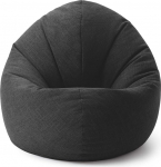 Lumaland Drops Round Bean Bag (300 L) 2-in-1 funktsiooniga mugavaks istumiseks ja lamamiseks, topeltagent l&otilde;&otilde;gastavate hetkede jaoks siseruumides ja v&auml;ljas, kohandatava EPS t&auml;idisega, l&auml;bim&otilde;&otilde;t 120 x 75 cm