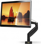 North Bayou Full Motion Gas Spring Desk Mount Monitor Stand koos 2 USB pesaga arvutimonitoridele 22"-32" LED LCD lameekraaniga teleritele alates 4.4lbs kuni 17.6lbs F85A