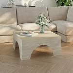 [en.casa] Vivatka kohvilaud 80 x 80 x 37 cm Nelinurkne kohvilaud Travertiinist