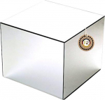 freeroom24 disainer k&uuml;ljelaud peegel 40 x 40 x 43 cm - Elutoa laud Modern - Tugev kohvilaud - Praktiline &uuml;mmargune kohvilaud - V&auml;ike kohvilaud - Klaasist laud - Diivanilaud - Made in Germany