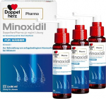 Minoxidil DoppelherzPharma 50 mg/ml (5%) lahus kasutamiseks nahal (peanahal) - ravim taimse juuste v&auml;ljalangemise raviks meestel (3 x 60 ml)