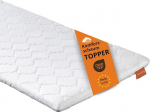 sleepling Topper 160 x 200 cm Comfort Foam, Firm Mattress Topper 6 cm Thick, Orthopaedic Mattress Topper, for All Mattresses and Beds, Made in the EU, &Ouml;kotex, Washable at 60 Degrees