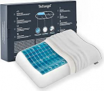 Technogel New Generation Original Anatomic Orthopaedic Neck Support Pillow, Antibakteriaalne, Cervical Gel Pillow for Back and Side Sleepers koos padjakotiga