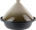 Tajine Induction Pot Stainless Steel Taupe 30.20 x 30.20 x 23 cm