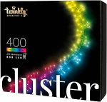 Twinkly Cluster - 400 RGB valguskimpu, must traat, pistik t&uuml;&uuml;p F