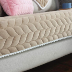 CXLT Sofa Cover Slipcover 1/2/3/4 Seater Sofa Throw Corner Chair L-Form Non-Slip Sofa Furniture Protectors Comfortable Thick Polyester Plush Quilted Sofa Cover