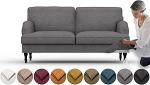 comfortly Stocksund 2 istekohaga diivanikate asenduskate Heavy Duty 7 tk pehme vastupidav pestav kangas, mida on lihtne puhastada ja vahetada (Crown, tumehall)