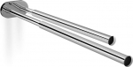 SO-TECH&reg; 2-Arm Towel Rail Extendible from 325-565 mm Bar Diameter 19 mm Chrome-Plated Polished Wall Towel Rail