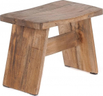 DESIGN DELIGHTS Rustikaalne v&auml;ike massiivne mahagonist pink, 40 x 31 x 25 cm (B x K x S), jalutuspink, puidust dekoratiivne jakkvel