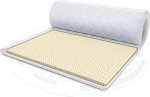 FDM madratsi pealisplaat Lateks MAX madratsi pealisplaat 100 x 200 cm K&otilde;vadus H3 K&otilde;rgus umbes 4 cm Sobib allergikutele &Ouml;ko-Tex valge