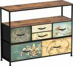 VEDECASA 6 riidest sahtliga kapp, boheemlaslik garderoobilaud, TV kapp magamistuppa, puidust laud, riidest sahtlid, metallraam elutuppa, magamistuppa, esikusse, esikusse