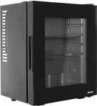 Corby Eton E klaasuksega musta v&auml;rvi minibaar - ELi pistikupesa