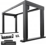 HUANUO 4 jalga reguleeritava k&otilde;rgusega laua raam, kahe mootoriga reguleeritava k&otilde;rgusega laud koju ja kontorisse, laua jalad reguleeritava k&otilde;rgusega raskekaalulise terasest, m&auml;lu kontroller, ainult raamid