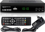 hd-line Tempo 4000 DVB-T2 vastuv&otilde;tja - HEVC/H.265 - H.264 / MPEG2 - MPEG4 / 1080i - 1080p Standard (Full HD 1080P, HDMI, SCART, USB 2.0) - Automaatne paigaldus Mustanahaline