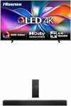 Hisense pakett 50E7Q Fire Viewer, 50 tolli, 4K QLED, Smart TV+ HS2100, 2.1 kanaliga Soundbar, 240 W maksimaalne heliv&otilde;imsus, Dolby Audio, DTS Virtual:X, Ultra-Slim traadita subwoofer, TV režiim, EzPlay