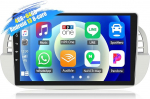 SIXWIN [8-tuumaline] 4+64G Android 13 CarPlay/Android Car/DSP autoraadio Fiat 500 2007-2015, 9-tolline puuteekraan koos GPS WiFi Bluetooth 5.0 USB FM RDS Radio Mirror Link + 32 Band EQga