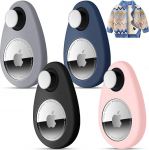 Airtag hoidja lastele, peidetud GPS j&auml;lgimisseade, eemaldamisvastane, Airtag silikoonist &uuml;mbris koos tihvtidega, sobib lastele, eakatele, lemmikloomadele, seljakotile, pagasile, 2 paketti