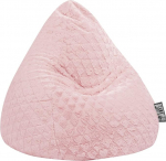 Sitting Point Fluffy Hearts XL Bean Bag Approx. 220 Litres Rose